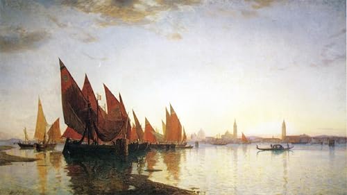 Peinture décorative Venise William Haseltine toile mur vide 60x90