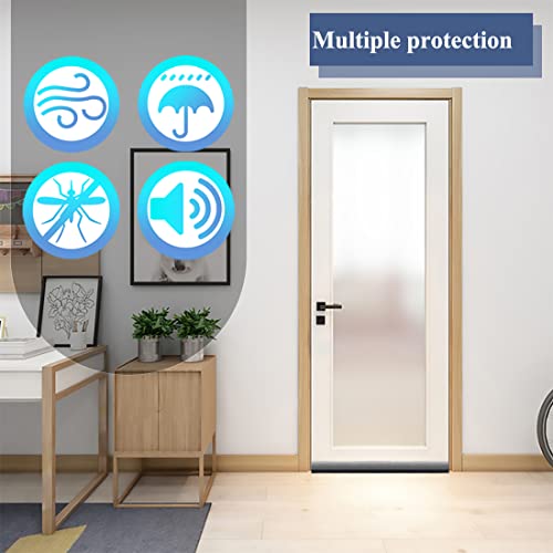 Draft Excluder for Doors - 94cm, Efficient Noise Blocker, Cold Air Stopper - Energy-Efficient Bottom Door Seal, Weather Stripping Under Door Draught Excluder for the Bottom of Your Door,Grey - Image 5
