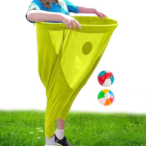 Saco de patatas para niños – Juego de relevos al aire libre, juegos de grupo para fiestas de jardín, juego saltante con sacos de carreras elásticos, accesorios para cumpleaños infantiles