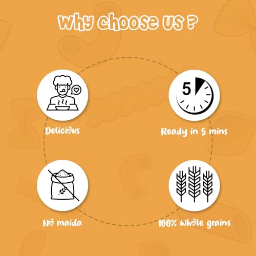 Image of Naturally Yours Buckwheat Soba Hakka Noodles | Kuttu Atta & Whole Wheat | No Maida, No Onion No Garlic, Jain Friendly, Vegan, Preservative Free | Tastemaker Inside | Healthy Noodles | 180g Pack