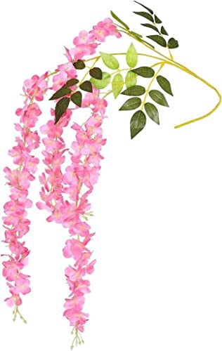 Yapay Çiçek Sarkan 3 Dallı Akasya 90 cm Pembe