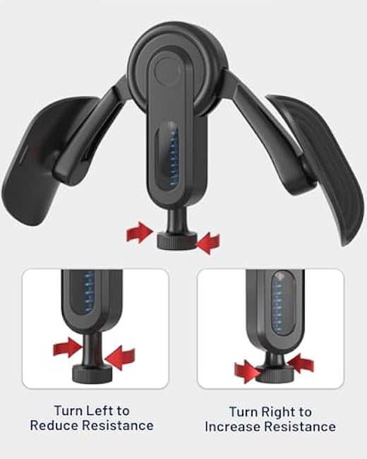 Mireva Fit Pelvic and Thigh & Pelvic Floor Exercise Device ¨C Adjustable Resistance (0-600N) for Women & Men,Leg & Pelvic Trainer with Non-Slip Straps,Comfortable Thigh Master for Home/Office Workout