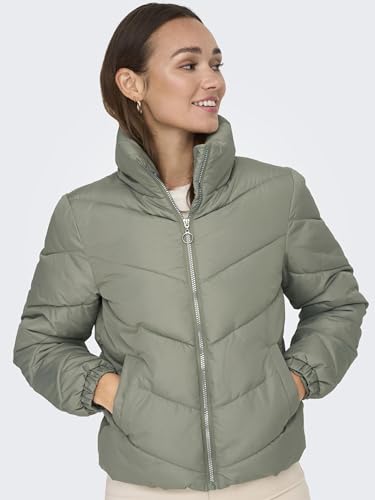 Image of ONLY Women's A-Line Coat (15305656- Seagrass