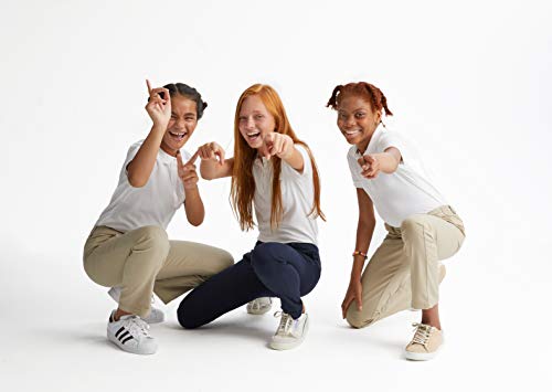 French Toast Girls' Classic Twill Pants With Pockets, Kids, School Uniform Black, 18 #TOP7