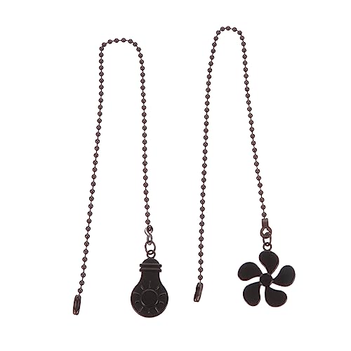 jojofuny 2piezas Cadena De Para Ventilador De Techo Esfera Accesorios De Decoración Para Luz De Techo Extensión De Cadena De Orb Para Taller y Cafés