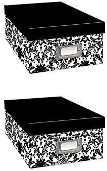 Pioneer Black & White Photo Storage Assorted Designs (Two Pack)