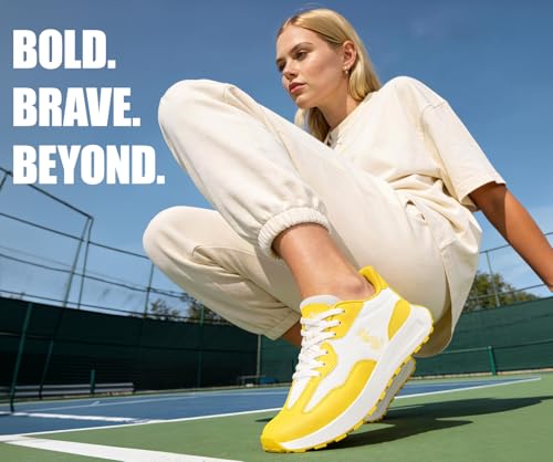 Image of LOUIS STITCH Women's Lightweight Athleisure Sport Shoes | Lightweight Casual Sneakers | Sporty Lace-Up Sneaker and Athleisure Wear| Perfect for Casual, Gym & Travel Wear | LSLD-AT-RF01