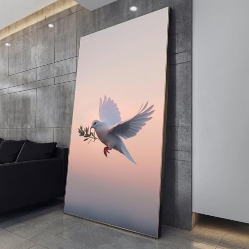 Décoration murale oiseau grand format pour illuminer une pièce sombre