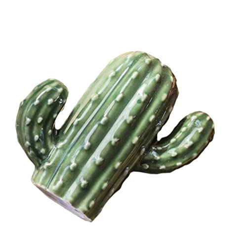 Mikinona 1pc Cactus Toothpick Box Decor for Table Botanical Decor Toothpick Container Home Toothpick Jar Cactus Salt and Pepper Shakers Toothpick Bucket Make up Travel Ceramics