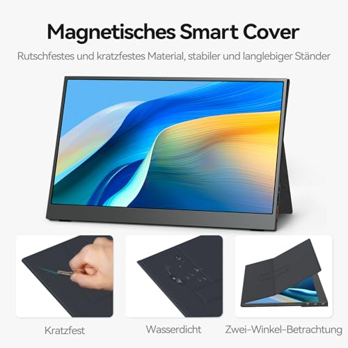 Intehill Tragbarer Monitor 15,6 Zoll Matt IPS 1080P – Ansicht 6