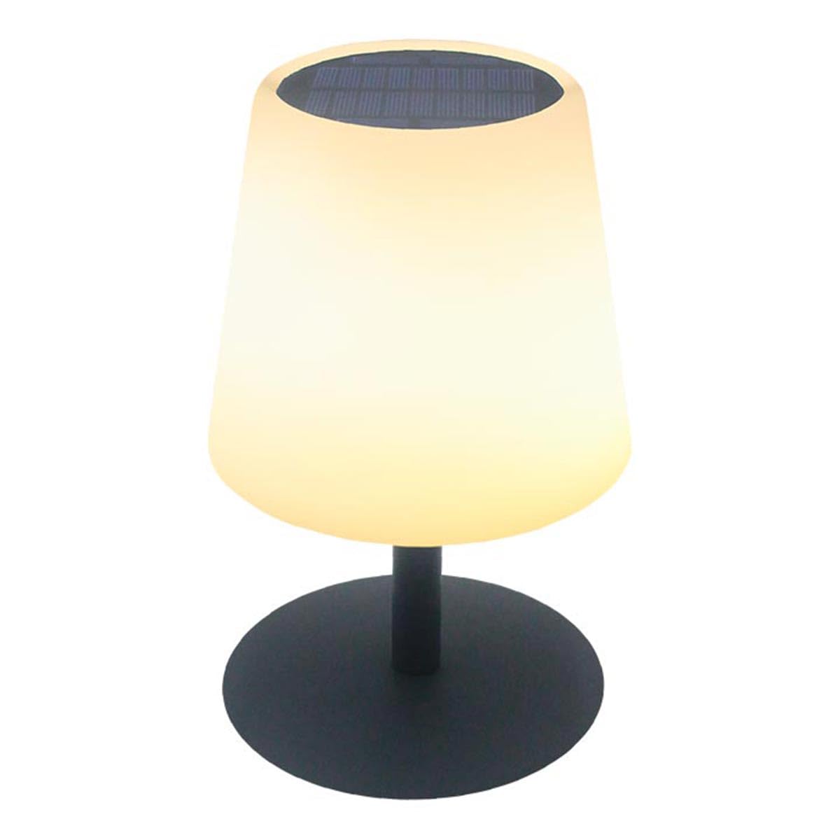 Lumisky Set di 2 lampade da tavolo solari e ricaricabili a LED bianco caldo/bianco dimmerabili STANDY TINY SOLAR H25cm