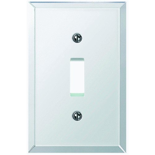 Beveled Glass Mirror Switch Wall Plate