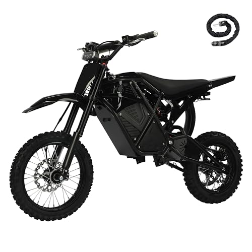 Qlife Vela E5 Electric Dirt Bike for Teens Adults,3500W Peak Mid-Drive Motor,38MPH&53-Miles Off-Road Electric Motorcycle - Detailed View