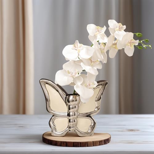 Vase en céramique papillons, le cadeau idéal pour décorer une table - 8