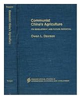 Communist China's Agriculture; Its Development and Future Potential 0275026019 Book Cover