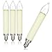 Produktbild com-four® 4X Normalschaft Schaftkerzen - Ersatzlampen für Schwibbogen und Lichterketten - Kerzenlampe für Weihnachtsbeleuchtung - 3W 15V E10 6131 (4 Stück)
