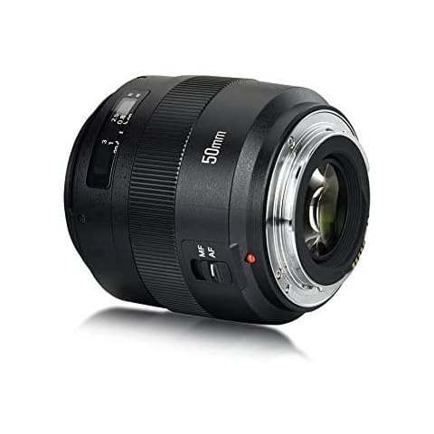 YONGNUO Standard Prime Lens YN50mm F1.4 AF/MF 0.45M Lens for Canon DSLR Camera (Renewed) Cover