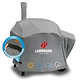 Landmann Grillabdeckung | PVC Grillzubehör - Wetterfest | Abdeckhaube für Grills | Grillhaube, Abdeckplane für Outdoor | Wetterschutzhaube für Grill - reißfest | 118x71.5x145 cm