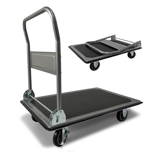 Chariot de rangement pliable pour optimiser l'espace de la cave - 5