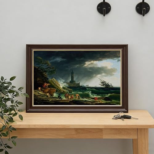 Toile tempête sur la côte méditerranéenne Vernet pour décorer votre bureau