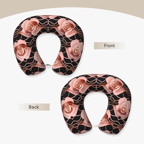 Almohada de Viaje con Memoria de Forma Negra Talla Única miniatura 3
