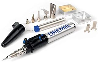 Dremel 2000 VersaTip Lötkolben - Brennkolben und Löt-Set (mit 6 Wechselspitzen zum Löten, Heißschneiden, Schweißen, Brandmalerei, Holz Gravieren, Schmuckherstellung)