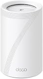 TP-Link Deco WiFi 7 Mesh BE9300 Deco Tri-Band BE65(3-Pack), Ethernet Port/Fibre 2.5 Gbps, WiFi Speed up to 9 Gbps, WPA3, 320 MHz Channels, 6 GHz - 2