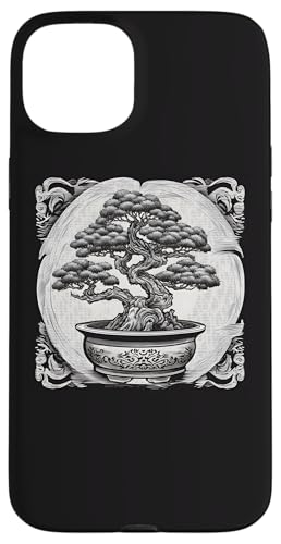 BONSAI 盆栽の木、盆栽の植物、盆栽の植木鉢、盆栽 スマホケース iPhone 15 Plus 用