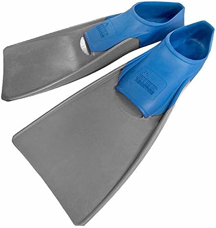 Swim Fins, Full Foot Pocket, Plastic, Unisex Adult, Common Swim Fin Color, Surfing