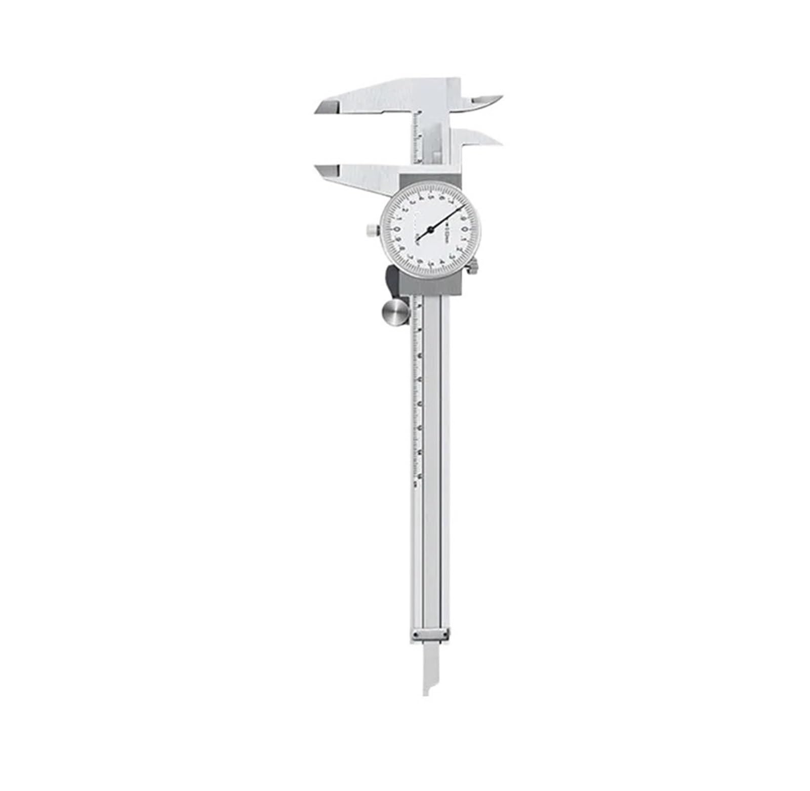 Vernier Calipers 0-150/200mm 0.02mm Dial Caliper Metal Gauge Ruler Depth Measuring Tool(0-200mm no Box)