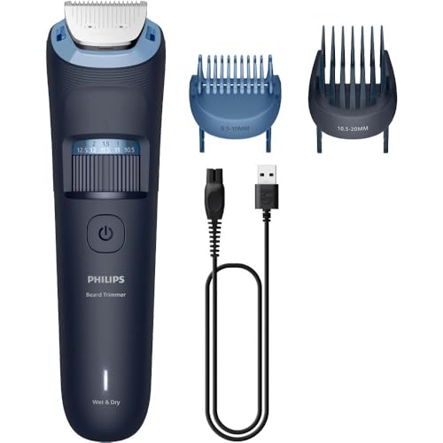 Recortador de barba Serie 3000 BT3665.15 contra la irritación y el corte irregular
