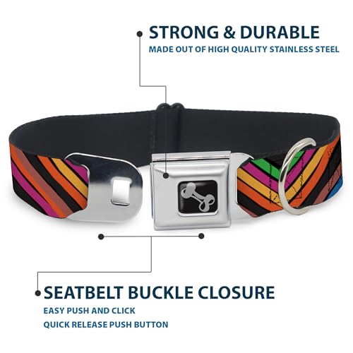 Collier de chien Buckle Down résistant pour éviter les fuites et sécuriser les sorties - 5