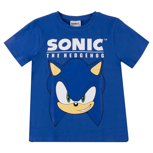 T-Shirt à Manches Courtes Sonic pour garçons et Filles - T-Shirt Chase pour Enfants, Respirant,...