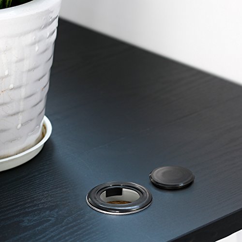 2 Inch Patio Table Umbrella Hole Ring And Cap Set, Standard Size Umbrella Thicker Hole Ring Plug And Cap Set (Black, 1 Set) #TOP3