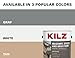 KILZ Self-Priming Masonry, Stucco and Brick Paint, Interior/Exterior, Flat, White, 1 Gallon