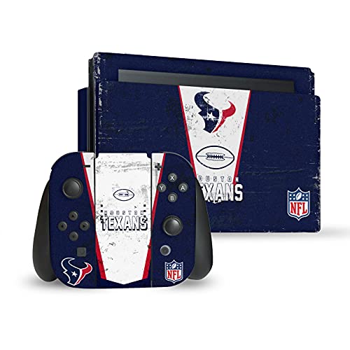 Skin vinyle pour Nintendo Switch NFL Houston Texans habillage haute précision pour manettes