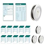 200 Stück Ölwechsel Anhänger Ölwechselzettel: Öl Service Anhänger Ölwechsel schilder Ölzettel für Autos mit 4 Rollen Draht, 6 x 10cm Grün