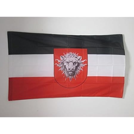 AZ FLAG Tischflagge Kamerun 1884-1916 - Historische Deutsche Kolonie Fahne 21x14cm
