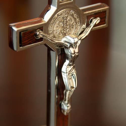 RZRHMUHN Cruz Ortodoxa, Crucifixo de Cruz de Metal, Cruz Ortodoxa Russa, Igrejas, Casa, Carro, 8 cm