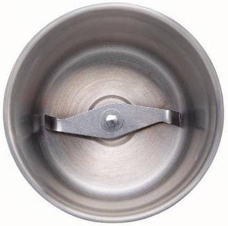 Miniatura 7 de Molinillo de café eléctrico, molinillo de hierbas de especias, con 1 cuchilla de acero inoxidable extraíble tazón de acero inoxidable, motor de 200