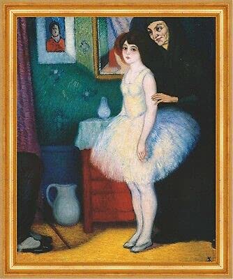 Kunstdruck La presentacion Valentín Thibon de Libian Ballet Tutu Children B A3 03269 Framed