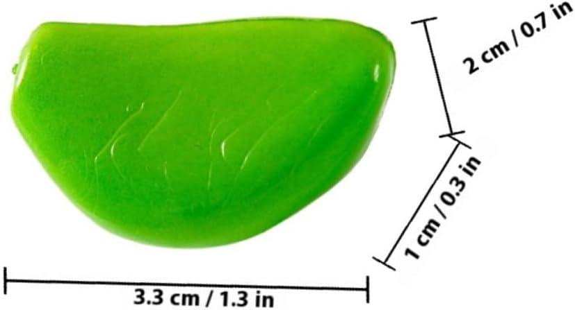 Cabilock 6pcs Artificial Garlic Cloves Simulation Garlic Flakes Lifelike Fake Vegetable Model for Home Kitchen Decor and Photography Props