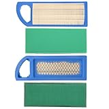 Wondrify 698083 697153 Filter and Pre Filter for B&S 697153 697634 795115 653202 695547 697014 4211 4214 5077h 5077K for JD M149171 GY20573 Craftsman 33425 102-875 30-122, Pack of 2
