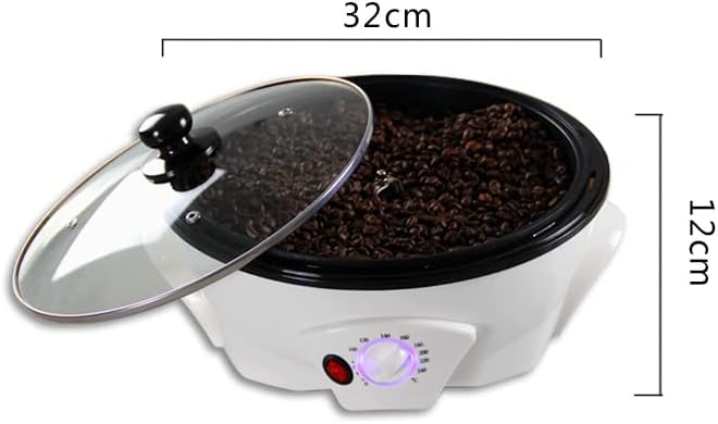 Miniatura 2 de Máquina de tostadores de café domésticos 110 V 52.91 oz Máquina de tostado de grano de café eléctrico frijol de cacahuete para uso doméstico 800 W