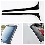 volkswagen golf mk6 spoiler Heck Spoiler Flügel Seiten Rahmen Schwarz Optik