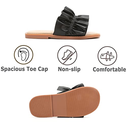 Image of THEE BRON Girls Cute Slip-On Slippers Stylish Sandals for Toddlers & Kids