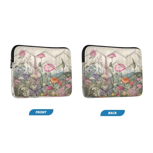 Funda para Laptop con Diseño Floral Vintage 13-14 pulgadas miniatura 2