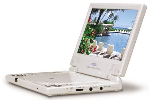 axion ポータブルDVDプレーヤー 8インチ シルバー/ホワイト axion ポータブルDVDプレーヤー 8インチ シルバー/ホワイト