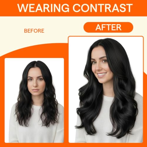 Image of Full Shine I Tip Hair Extensions Human Hair, Darkest Brown, 18 Inch