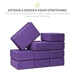 Sunshine Yoga 3" Yoga Block, 10 Pack Bulk EVA Foam Yoga Blocks, Firm and Supportive Yoga Brick, Balance Foam for Stretching, Pilates, and Workout, 3" x 6" x 9" - Image 5